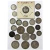 Image 2 : 18- VINTAGE CANADA SILVER COIN LOT:
