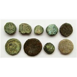 LOT OF CORRODED ANCIENT COINS