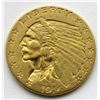 Image 1 : 1914 $2.5 DOLLAR INDIAN GOLD QUARTER EAGLE