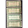 Image 2 : 4- 1934 $1 FUNNY BACK SILVER CERTS