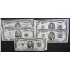 Image 1 : 5- $5 SILVER CERTIFICATES CIRC