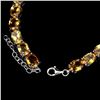Image 3 : Natural Oval 8x6mm Top Rich Yellow Citrine Bracelet