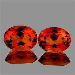 Natural  AAA Madeira Orange Citrine Pair 10x8 MM - FL
