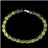 Image 2 : Natural 7x5mm Top Rich Green Peridot Bracelet