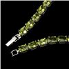 Image 3 : Natural 7x5mm Top Rich Green Peridot Bracelet