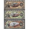 Image 1 : Lot of (3) 1914 Gobierno Provisional De Mexico Revolution Notes