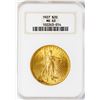 Image 1 : 1927 $20 St. Gaudens Double Eagle Gold Coin NGC MS63