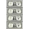 Image 1 : Lot of (4) 1957A/1957B $1 Silver Certificate Notes