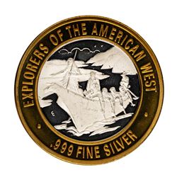 .999 Fine Silver Explorers of the American West $10 Limited Edition Gaming Token