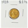Image 1 : 1928 $2 1/2 Indian Head Quarter Eagle Gold Coin