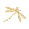 Image 1 : 18KT Yellow Gold Dragonfly Pin