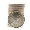 Image 2 : Roll of (20) Brilliant Uncirculated 1922 $1 Peace Silver Dollar Coins