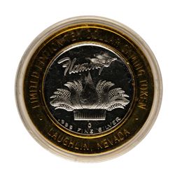 .999 Fine Silver Flamingo Casino Laughlin, NV $10 Limited Edition Gaming Token