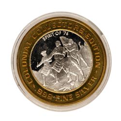 .999 Fine Silver Foxwoods Casino $10 Limited Edition Gaming Token