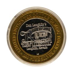 .999 Fine Silver Riverside Casino Laughlin, NV $10 Limited Edition Gaming Token