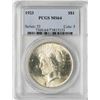 Image 1 : 1923 $1 Peace Silver Dollar Coin PCGS MS64
