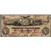 Image 1 : 1857 $5 Merchants & Planters Bank Georgia Obsolete Note