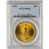 Image 1 : 1924 $20 St. Gaudens Double Eagle Gold Coin PCGS MS63