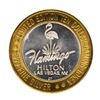 Image 1 : .999 Fine Silver Flamingo Casino Las Vegas, NV $10 Limited Edition Gaming Token