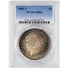 Image 1 : 1885-S $1 Morgan Silver Dollar Coin PCGS MS64 Nice Toning