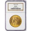 Image 1 : 1894-S $20 Liberty Head Double Eagle Gold Coin NGC MS62
