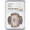 Image 1 : 1880-S $1 Morgan Silver Dollar Coin NGC MS65