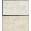 Image 2 : Lot of (2) 1862 Five Cents & Ten Cents Summit County Bank Obsolete Notes