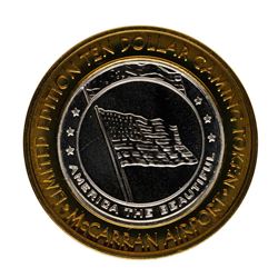 .999 Silver McCarran International Airport Las Vegas, NV $10 Limited Gaming Toke