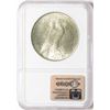 Image 2 : 1923 $1 Peace Silver Dollar Coin NGC MS65