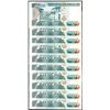 Image 2 : Lot of (10) 1988 Peru Diez Mil Intis Uncirculated Bank Notes