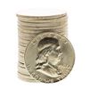 Image 1 : Roll of (20) Brilliant Uncirculated 1962-D Franklin Half Dollar Coins