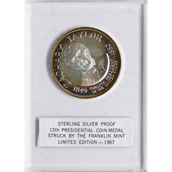 1967 Limited Edition Sterling Silver Proof Presidential Medal