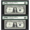 Image 1 : (2) Consecutive 1957B $1 Silver Certificate STAR Notes PMG Superb Gem Unc. 68PPQ