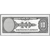 Image 2 : 1929 Ten Unit American Bank Note Test Note