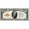 Image 1 : 1928 $10 Gold Certificate Note