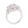 Image 4 : 14KT White Gold 2.18 ctw Diamond Ring