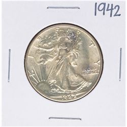 1942 Walking Liberty Half Dollar Coin