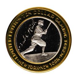 .999 Fine Silver New York New York Las Vegas, Nevada $10 Limited Edition Gaming