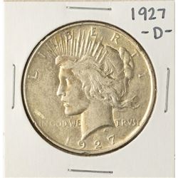 1927-D $1 Peace Silver Dollar Coin