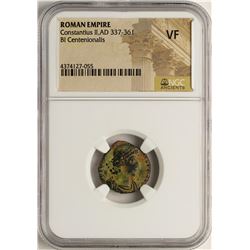 Constantius II, 337-361 AD Ancient Roman Empire Coin NGC VF
