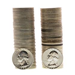 Lot of 1958 & 1958-D Brilliant Uncirculated Washington Quarter Coin Rolls