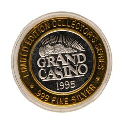 .999 Fine Silver Grand Casino $10 Limited Edition Gaming Token