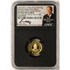 Image 1 : 1792-2017 Half Disme 1/10 oz. Gold Medal NGC PF70 W/Edmund C. Moy Signature