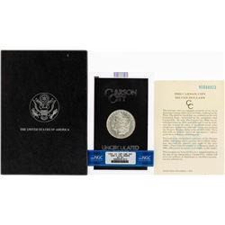 1891-CC $1 Morgan Silver Dollar Coin GSA Hoard NGC MS62 Top-100 VAM-3 w/Box & CO