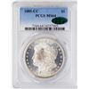 Image 1 : 1885-CC $1 Morgan Silver Dollar Coin PCGS MS64 CAC