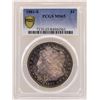 Image 2 : 1881-S $1 Morgan Silver Dollar Coin PCGS MS65 AMAZING Toning
