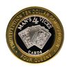 Image 2 : .999 Fine Silver Four Queens Casino Las Vegas $10 Limited Edition Gaming Token
