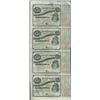 Image 1 : Uncut Sheet of (4) State of Louisiana Baby Bond Obsolete Notes