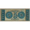 Image 2 : 1800's $5 Citizens Bank of Louisiana Obsolete Note