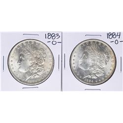 Lot of 1883-O & 1884-O $1 Morgan Silver Dollar Coins